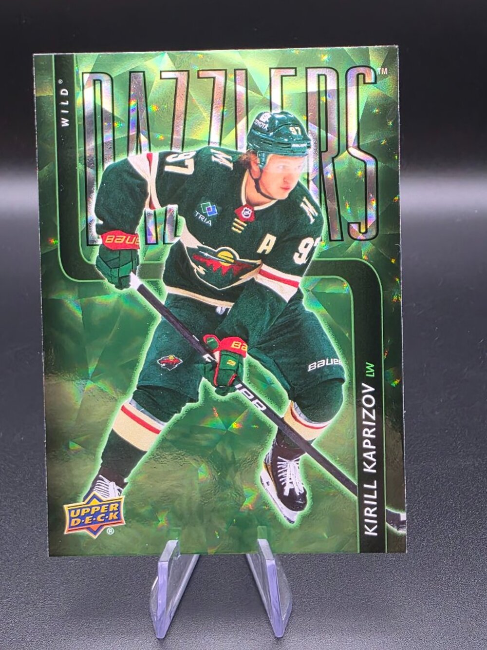 2025-26 Upper Deck Series 1 - Dazzlers Kirill Kaprizov #DZ-37 Green